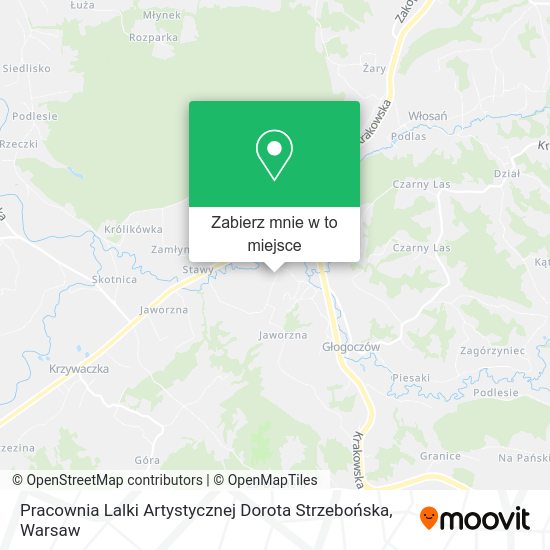 Mapa Pracownia Lalki Artystycznej Dorota Strzebońska