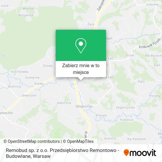 Mapa Remobud sp. z o.o. Przedsiębiorstwo Remontowo - Budowlane