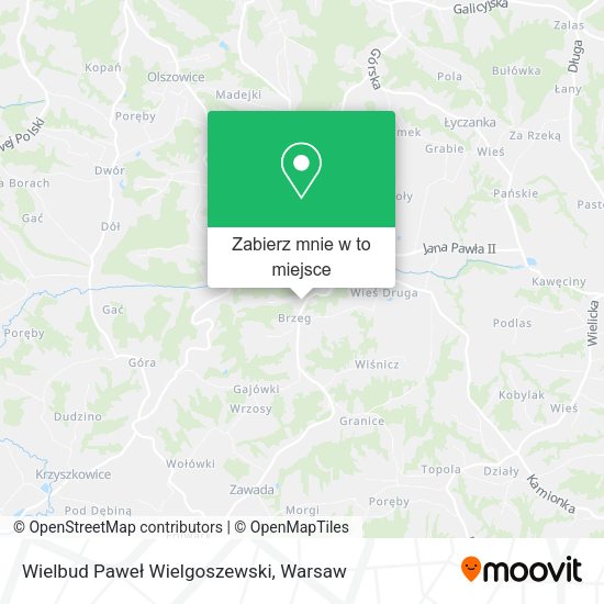 Mapa Wielbud Paweł Wielgoszewski