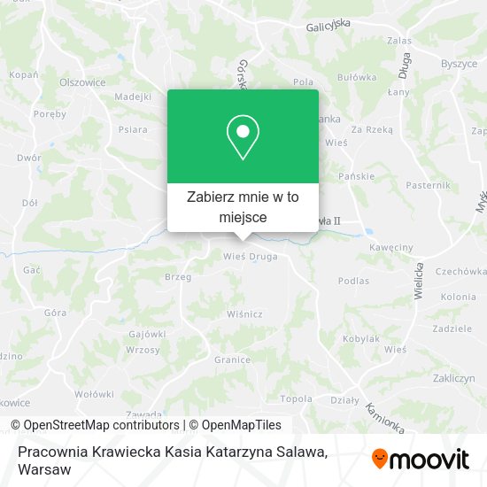 Mapa Pracownia Krawiecka Kasia Katarzyna Salawa