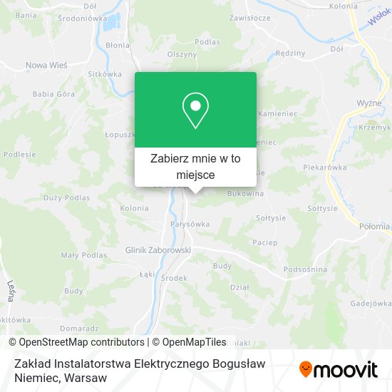 Mapa Zakład Instalatorstwa Elektrycznego Bogusław Niemiec