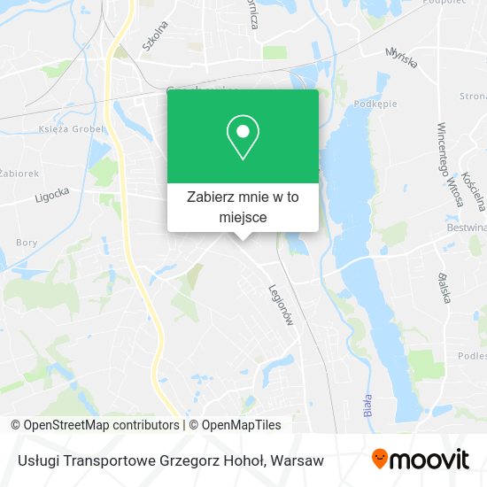 Mapa Usługi Transportowe Grzegorz Hohoł