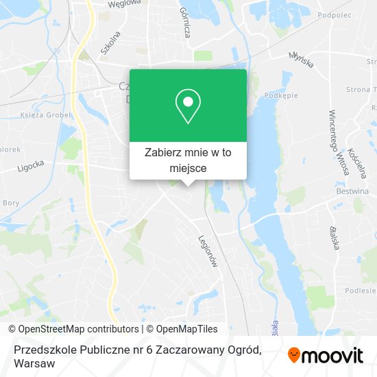 Mapa Przedszkole Publiczne nr 6 Zaczarowany Ogród