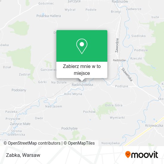 Mapa Zabka