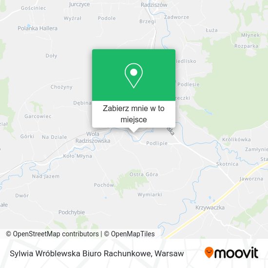 Mapa Sylwia Wróblewska Biuro Rachunkowe