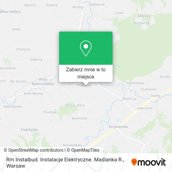 Mapa Rm Instalbud. Instalacje Elektryczne. Maślanka R.