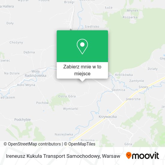 Mapa Ireneusz Kukuła Transport Samochodowy