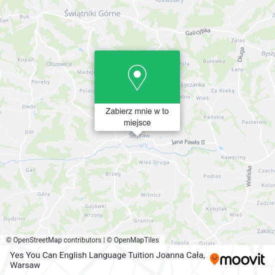 Mapa Yes You Can English Language Tuition Joanna Cała