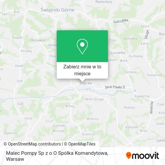 Mapa Malec Pompy Sp z o O Spólka Komandytowa