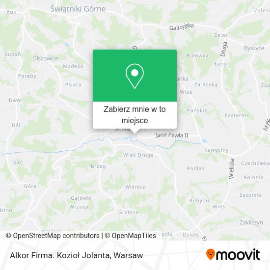 Mapa Alkor Firma. Kozioł Jolanta