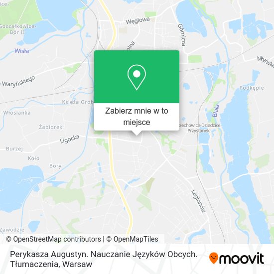 Mapa Perykasza Augustyn. Nauczanie Języków Obcych. Tłumaczenia