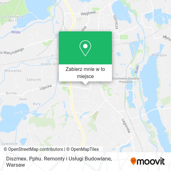 Mapa Diszmex. Pphu. Remonty i Usługi Budowlane