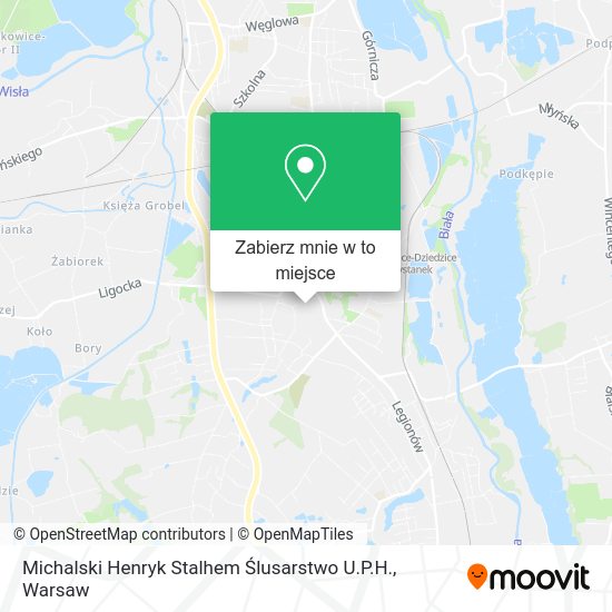 Mapa Michalski Henryk Stalhem Ślusarstwo U.P.H.