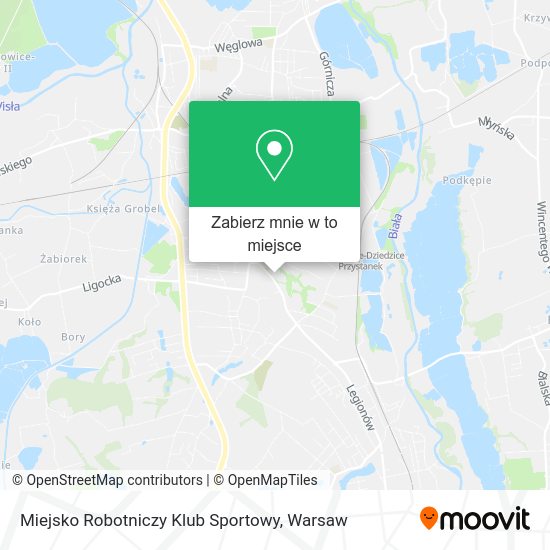 Mapa Miejsko Robotniczy Klub Sportowy