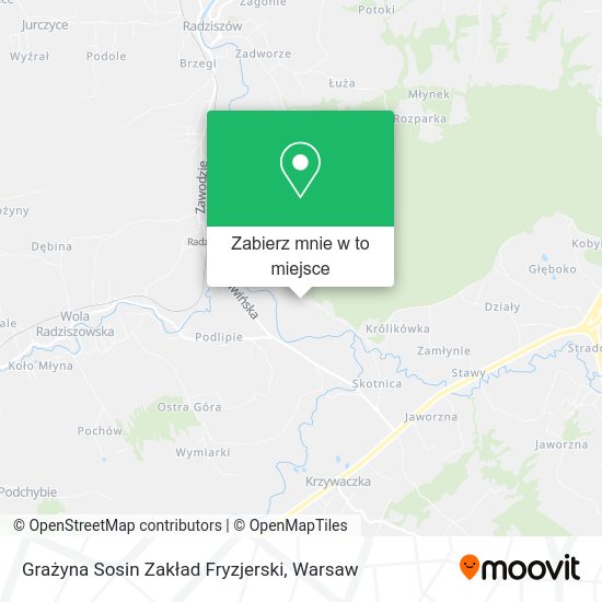 Mapa Grażyna Sosin Zakład Fryzjerski