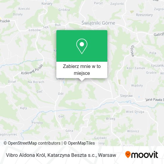 Mapa Vibro Aldona Król, Katarzyna Beszta s.c.