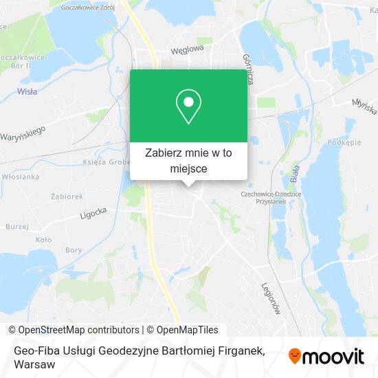 Mapa Geo-Fiba Usługi Geodezyjne Bartłomiej Firganek