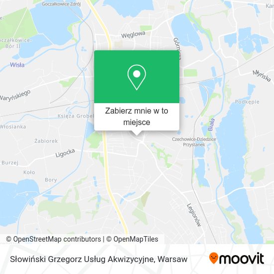 Mapa Słowiński Grzegorz Usług Akwizycyjne