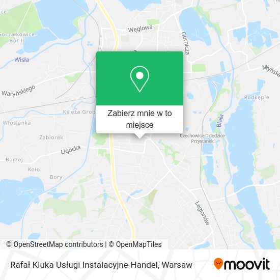 Mapa Rafał Kluka Usługi Instalacyjne-Handel