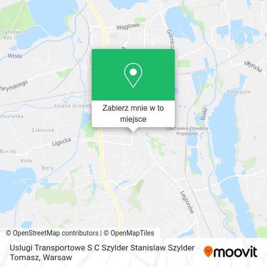 Mapa Uslugi Transportowe S C Szylder Stanislaw Szylder Tomasz