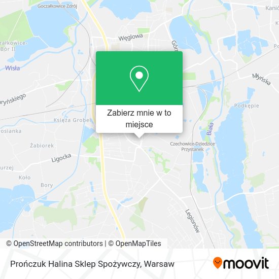 Mapa Prończuk Halina Sklep Spożywczy