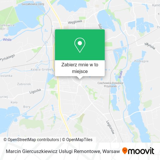 Mapa Marcin Giercuszkiewicz Usługi Remontowe