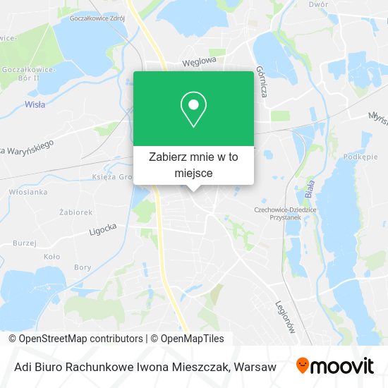 Mapa Adi Biuro Rachunkowe Iwona Mieszczak