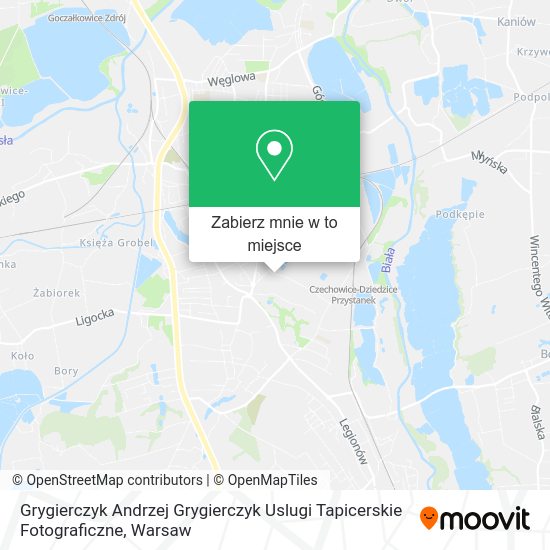 Mapa Grygierczyk Andrzej Grygierczyk Uslugi Tapicerskie Fotograficzne