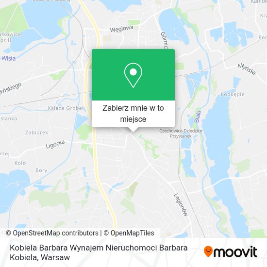 Mapa Kobiela Barbara Wynajem Nieruchomoci Barbara Kobiela