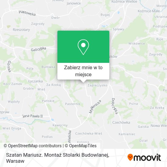 Mapa Szatan Mariusz. Montaż Stolarki Budowlanej