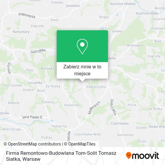 Mapa Firma Remontowo-Budowlana Tom-Solit Tomasz Siatka