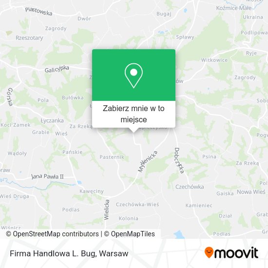 Mapa Firma Handlowa L. Bug
