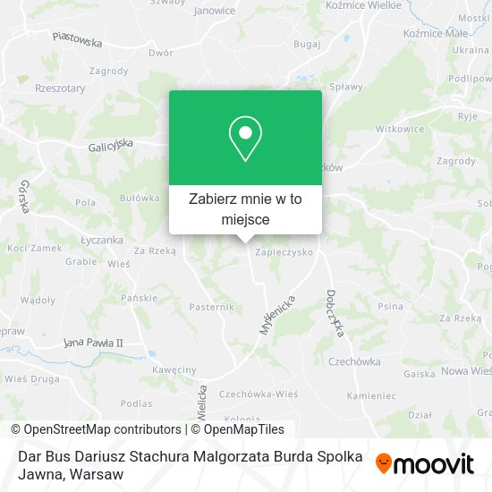 Mapa Dar Bus Dariusz Stachura Malgorzata Burda Spolka Jawna