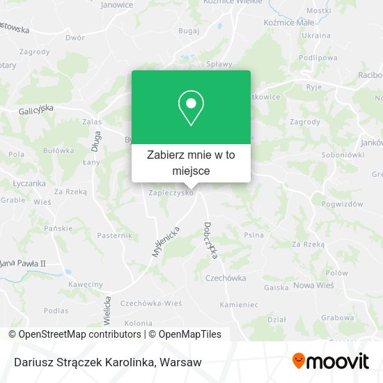 Mapa Dariusz Strączek Karolinka