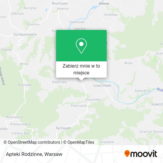 Mapa Apteki Rodzinne