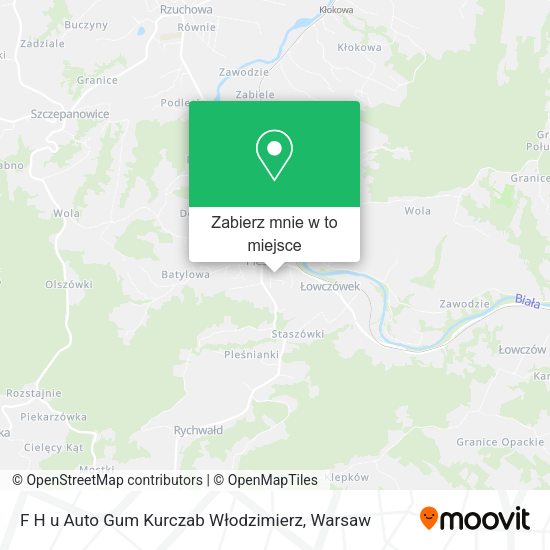 Mapa F H u Auto Gum Kurczab Włodzimierz