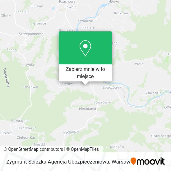 Mapa Zygmunt Ścieżka Agencja Ubezpieczeniowa