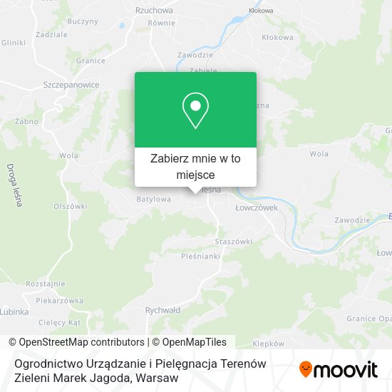 Mapa Ogrodnictwo Urządzanie i Pielęgnacja Terenów Zieleni Marek Jagoda