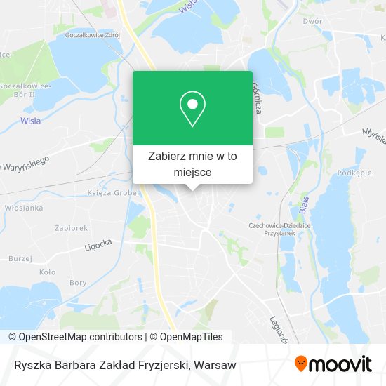 Mapa Ryszka Barbara Zakład Fryzjerski