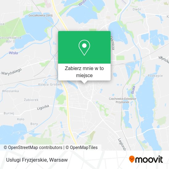 Mapa Usługi Fryzjerskie