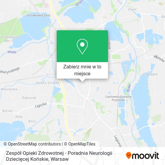 Mapa Zespół Opieki Zdrowotnej - Poradnia Neurologii Dziecięcej Końskie