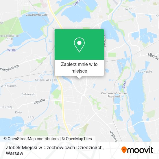 Mapa Zlobek Miejski w Czechowicach Dziedzicach