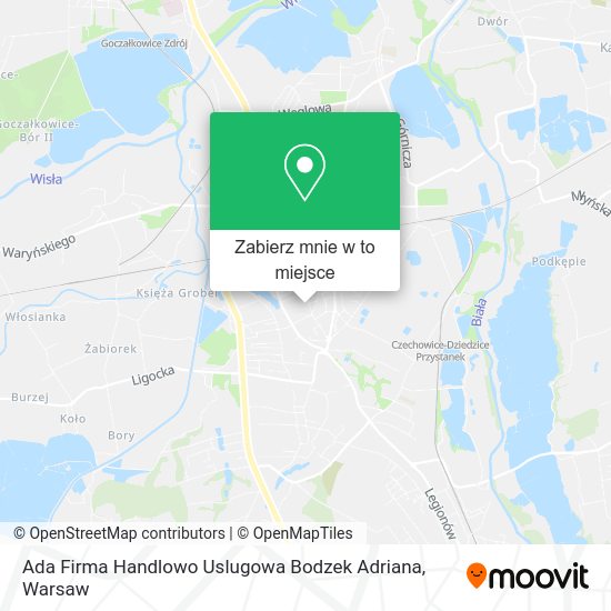 Mapa Ada Firma Handlowo Uslugowa Bodzek Adriana