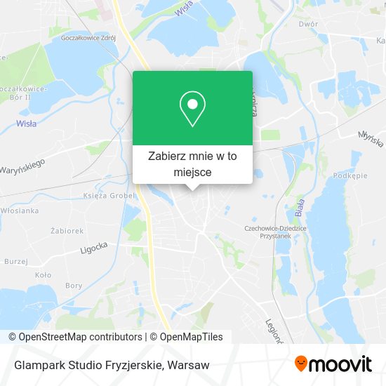 Mapa Glampark Studio Fryzjerskie