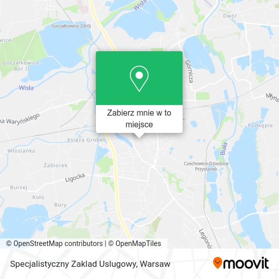 Mapa Specjalistyczny Zaklad Uslugowy