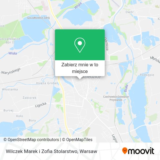 Mapa Wilczek Marek i Zofia Stolarstwo