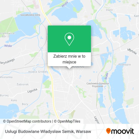 Mapa Usługi Budowlane Władysław Semik