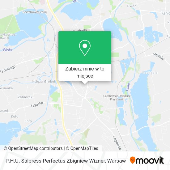 Mapa P.H.U. Salpress-Perfectus Zbigniew Wizner