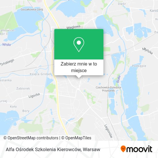 Mapa Alfa Ośrodek Szkolenia Kierowców