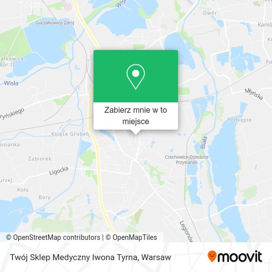 Mapa Twój Sklep Medyczny Iwona Tyrna